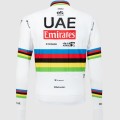 Heren Fietskleding Team UAE 2024 Pissei Shirt met Lange Mouwen - Wereldkampioen
