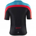 Heren Craft Velo wielershirt - Zwart, Rood, Blauw