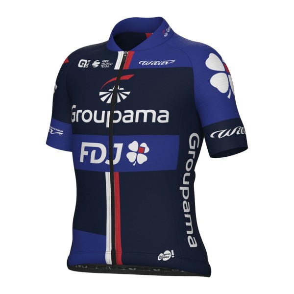 Heren Fietskleding Ale Groupama FDJ 2024 kindershirt