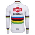 Heren Fietskleding Alpecin Deceuninck 2024 shirt met lange mouwen - WK