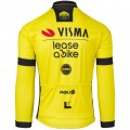 Heren Fietskleding Agu Team Visma Lease a Bike 2024 shirt met lange mouwen