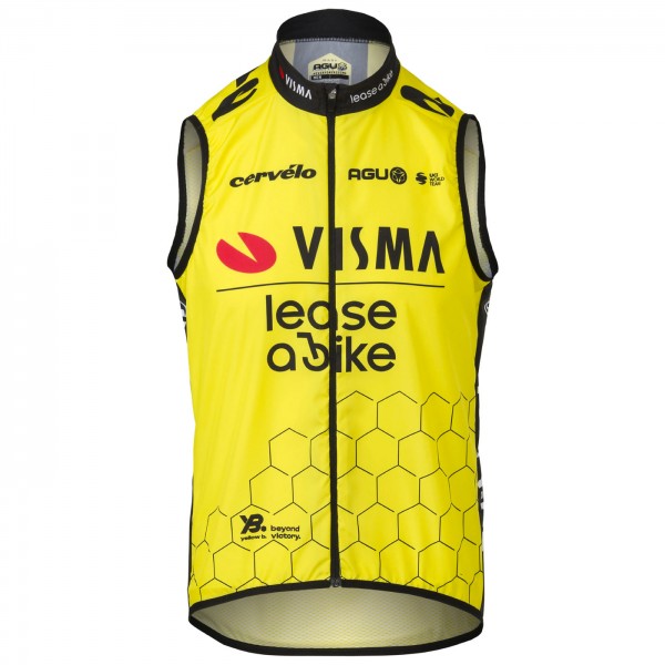 Heren Fietskleding Agu Wind Team Visma Lease a Bike 2024 vest