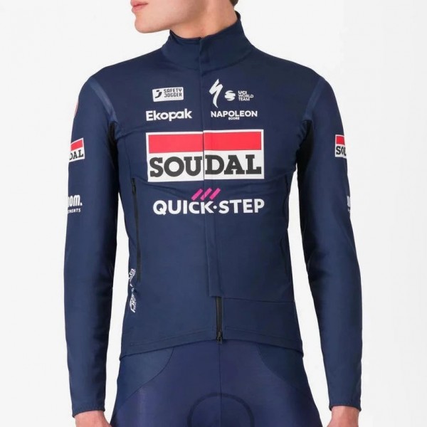 Heren Fietskleding Castelli Soudal Quick-Step 2025 Perfetto RoS 2 jas