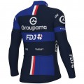 Heren Fietskleding Ale Groupama FDJ 2025 shirt met lange mouwen