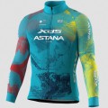 Heren Fietskleding Biemme XDS Astana 2025 shirt met lange mouwen