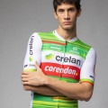 Heren Fietskleding Ale Crelan Corendon 2025 shirt