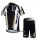 2012 Look CycleFietsshirt Korte mouw+Korte fietsbroeken met zeem Kits wit zwart 4040