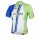 Cannondale Fietsshirt Korte mouw wit groen blauw 609