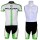 2013 KUOTA Fietspakken Fietsshirt Korte+Korte koersbroeken Bib wit groen 4192