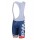 Lotto Belisol Korte fietsbroeken Bib met zeem blauw wit 2013 680