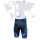 2013 Saxo Bank Tinkoff Pro Team Korte fietsbroeken Bib met zeem donker blauw 725