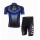 2014 Fox Racing Fietskleding Fietsshirt Korte Mouwen+Fietsbroek Korte zeem blauw 989