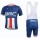 2015 BMC Proteam blauw Fietskleding Set Fietsshirt Korte Mouwen+Fietsbroek Bib Korte 1559