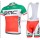 2015 BMC Fietskleding Fietsshirt Korte+Korte Fietsbroeken Bib rood groen 1542