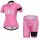 2015 Sky Dames Fietsshirt Korte Mouw+Korte Fietsbroeken 2072
