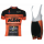 2015 KTM Proteam Fietskleding Set Fietsshirt Korte Mouwen+Fietsbroek Bib Korte zwart orange 2163