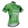 2015 Tour De France Fietsshirt Korte Mouwen groen 2087