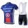 2015 Garmin Cannondale Fietskleding Set Fietsshirt Korte Mouwen+Fietsbroek Bib Korte blauw 1589