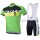 2015 Scott RC Fietskleding Set Fietsshirt Korte Mouwen+Fietsbroek Bib Korte groen 2244