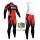 2015 BMC Fietskleding set Fietsshirt Lange Mouwen+lange fietsbroeken Bib 1557