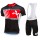 WILIER 2015 zwart rouge Fietskleding Fietsshirt Korte+Korte Fietsbroeken Bib 2297