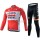 2015 Lotto Soudal Fietskleding Fietsshirt lange mouw+Lange fietsbroeken 1854