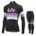 Dames LIV RACE DAY SS 2015 Long Black Fietskleding Fietsshirt lange mouw+Lange fietsbroeken 3647
