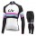 Dames LIV RACE DAY SS 2015 Long white Fietskleding Fietsshirt lange mouw+Lange fietsbroeken 3645