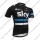 2016 Team SKY Rapha Pro Fietsshirt Korte Mouw Blauw Zwart 2016004