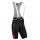 Nalini PRO rood Korte fietsbroeken Bib zwart wit rood 20160960