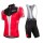 Nalini PRO rood Fietskleding Fietsshirt Korte+Korte Fietsbroeken Bib zwart wit rood 20160959