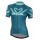 NALINI PRO Dames Enne Fietsshirt Korte Mouw petrol 20160986