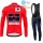 Winter Fleece INEOS Grenadier Spanish Pro Team 2021 Fietskleding Fietsshirt Lange Mouw+Lange Fietsbroek Bib 20210462