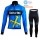 Winter Fleece Asturias Pro Team 2021 Fietskleding Fietsshirt Lange Mouw+Lange Fietsbroek Bib 20210338