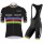 quick step champion Pro 2021 Team Fietskleding Fietsshirt Korte Mouw+Korte Fietsbroeken Bib 20210508