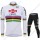 2021 Alpecin Fenix World Champion wit Fietskleding Fietsshirt Lange Mouw+Lange Fietsbroek Bib 85