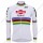 2021 Alpecin Fenix World Champion wit Fietsshirt Lange Mouw 82