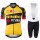 Dames Jumbo Visma Pro Team 2021 Wielerkleding Fietsshirt Korte Mouw+Korte Fietsbroeken 20210130