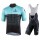 2022 Bianchi Milano Quirra Black Green Fietskleding Fietsshirt Korte Mouw+Korte Fietsbroeken Bib RXpLN