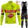 Winter bingoal WALLONIE BRUXELLES 2022 Pro Team Fietskleding Fietsshirt Lange Mouw+Lange Fietsbroek 202202202