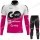 go sport roubaix 2022 Pro Team Fietskleding Fietsshirt Lange Mouw+Lange Fietsbroek Bib 2022030612