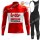 Winter Lotto Soudal 2022 Pro Team Fietskleding Fietsshirt Lange Mouw+Lange Fietsbroek Bib 2022122566