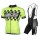 2015 Nalini Racing-Drapeau groen Fietsshirt Korte Mouwen+Fietsbroek 2015