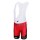 BMC Racing Team Korte fietsbroeken Bib met zeem rood 4532