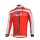 Castelli Fietsshirt lange mouw rood wit 4446