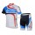 Cube 2014 Fietskleding Fietsshirt Korte Mouwen+Fietsbroek Korte zeem wit 945