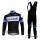 Garmin Barracuda Pro Team Fietspakken Fietsshirt lange+lange fietsbroeken Bib zeem zwart blauw 4416