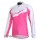 Giant Fietsshirt lange mouw roze wit 4473