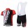 Giant Sram Pro Team Fietsshirt Korte mouw Korte fietsbroeken Bib met zeem Kits rood wit zwart 4250
