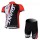 Giant Sram Pro Team Fietsshirt Korte mouw Korte fietsbroeken met zeem Kits rood wit zwart 4089